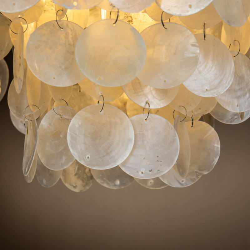 Plafonnier encastré 3 lumières Mahaley, Or antique