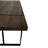 55" Industrial Rustic Dining Table, Tabletop, Black Metal Frame, Seats 4-6, Stain-, For Kitchen & Living Room Table Tabletop, Legs, Fits-159883242