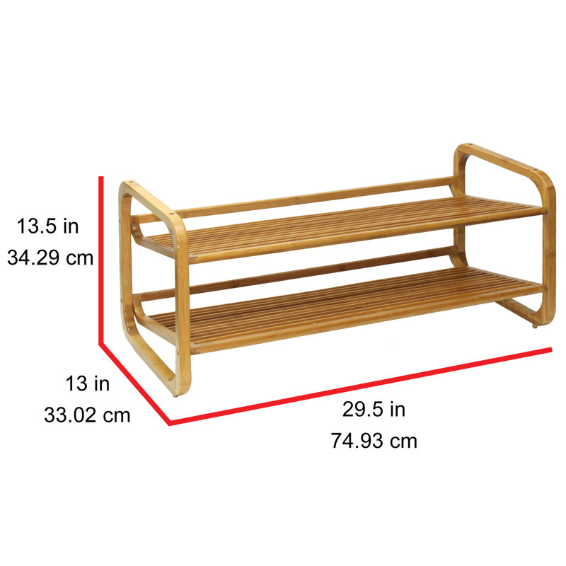 8 Pair Yes Solid Wood Shoe Rack
