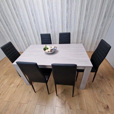 Miqueen 6 - Person Dining Set
