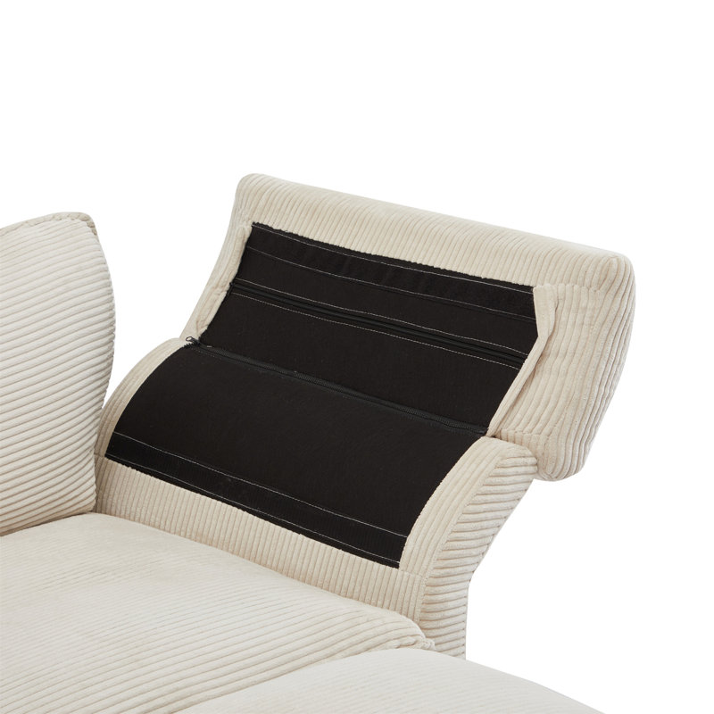 Canapé modulaire à assise profonde, Beige