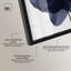 «Night Dal II Shadowbox», impression d'art floral bleu par Art Remedy-115125963-115125968