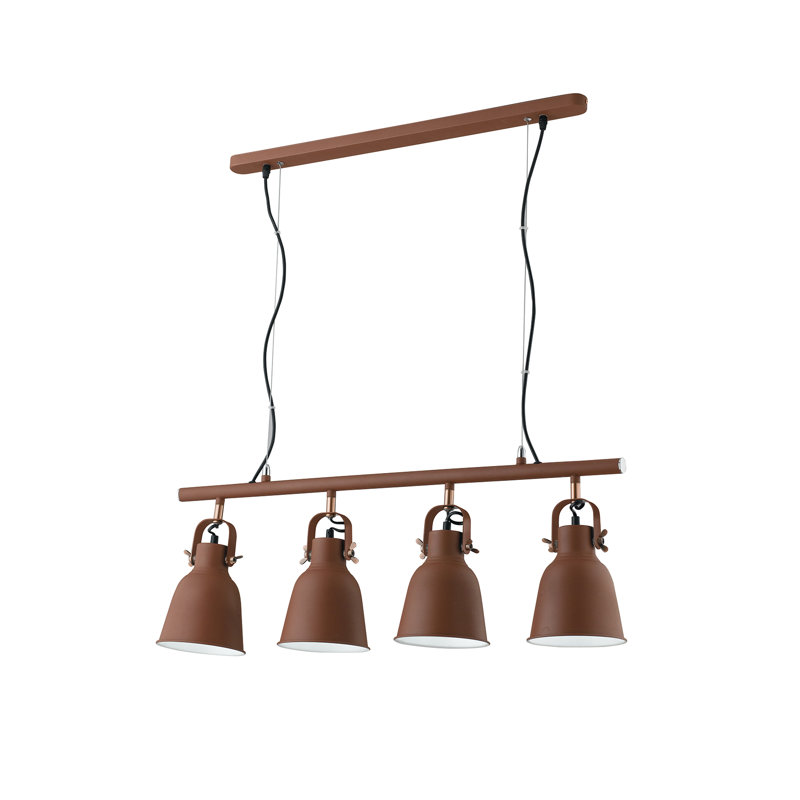 Padstow 4 - Light Kitchen Island Pendant, Bronze