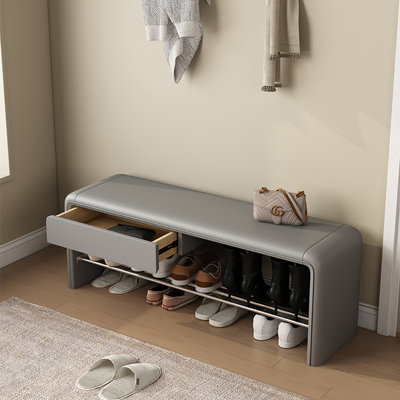 Banc de rangement pour tabouret 47,2 po