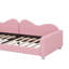 Canapé-lit simple en tissu sherpa rembourré avec dossier en forme de nuage-655367064-655367070