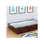 Lit superposé simple au-dessus d'un lit simple de style transitionnel Rails en échelle attachés et structure à joint verrouillable avec couchette incluse-135255028-135255016