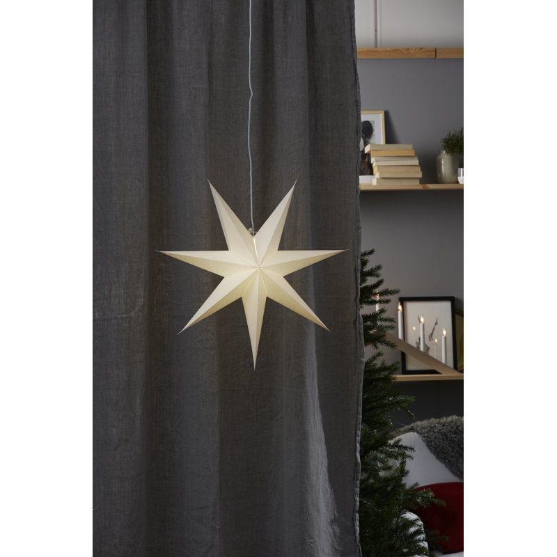 Lighted Window Décor, 75cm H x 75cm W x 18cm D, White