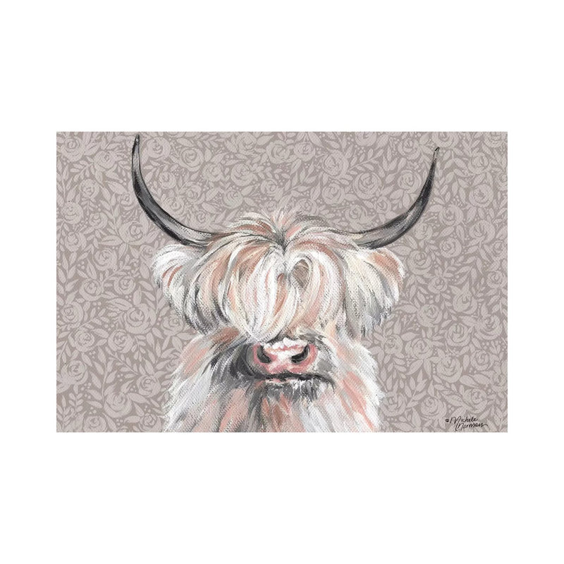 «Harriet» par Michele Norman - peinture sur toile tendue, H 8 po x l 12 po x P 0,75 po