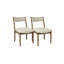 Aurora Polyester Fabric Upholstered Crescent Chair-179197211