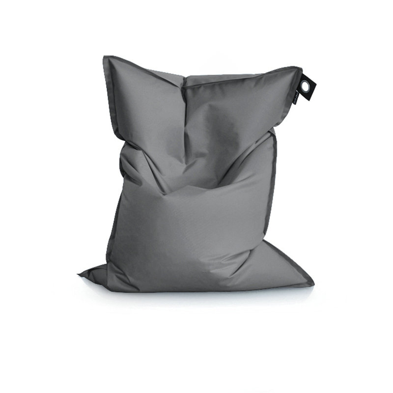 Polyester Outdoor Friendly Refillable Classic Bean Bag, Grey