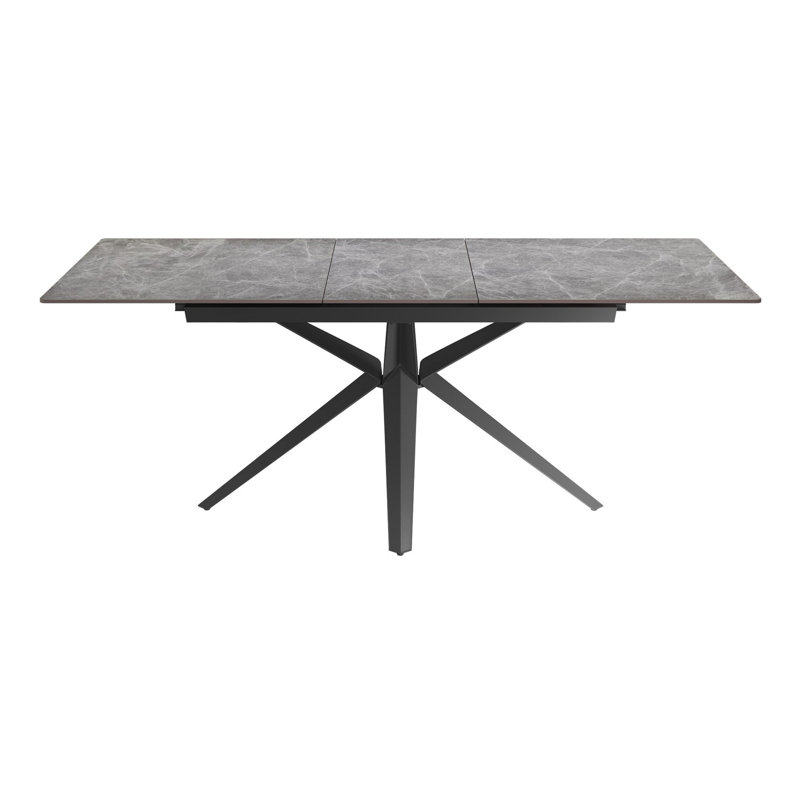 Commings Metal Base Dining Table, Grey