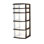 Ensemble de 2 tours de rangement HOMZ, rangement en plastique transparent avec tiroirs, contenants de rangement moyens pour dortoir, maison et bureau