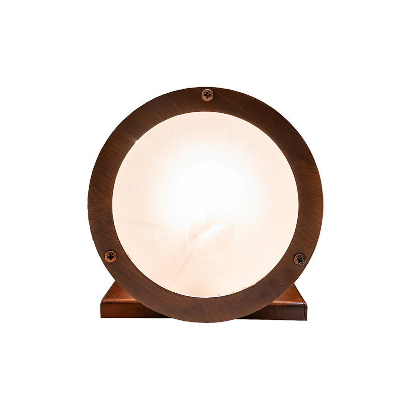 1 - Light Flush Mounted Sconce, Clear/Amber