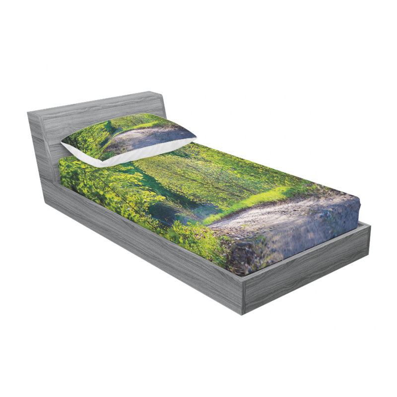Microfiber Sheet Set, Twin XL Sheet Set with Fitted Sheet