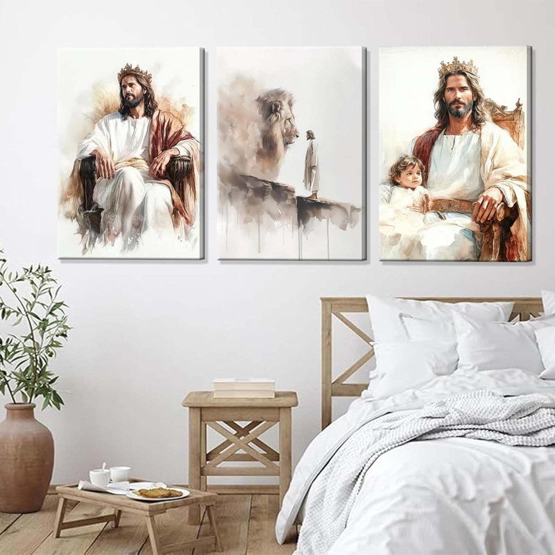 3 Piece Wrapped Canvas Print, 60 cm H x 120 cm W