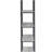 Grey Driftwood 4-shelf Bookcase-1935749556