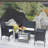 4 Piece Outdoor Spirit - With Engaging Beige Cushions Pc Patio Cushioned , 2 Armchairs, Tempered Glass Table Cup Keep Your Drinks Warm Outdoors-1368338315-1368338313