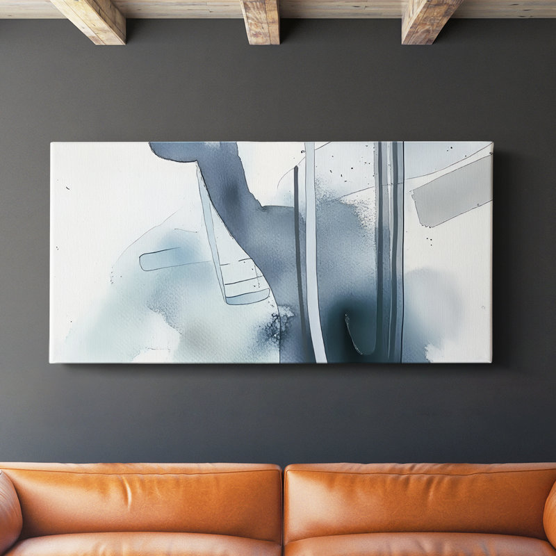 "Abstract Series" 8 # XIX-Gallery, toile tendue, H 16 po x l 32 po