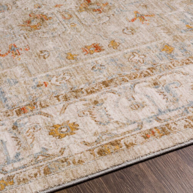 Tapis beige Finnlagh, Rectangle 5 pi x 7 pi 5 po