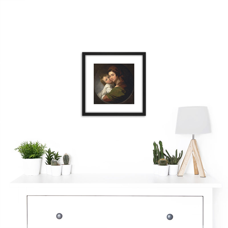 West Artists Wife Elizabeth Son Raphael 1 Piece Single Picture Frame Painting
