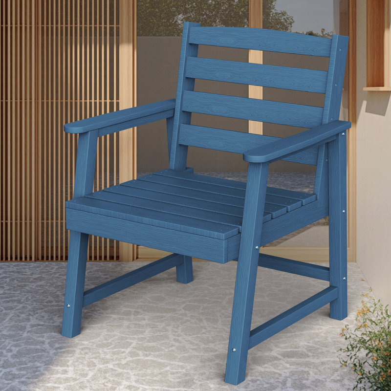 Chaise de patio pour l'extérieur, Bleu