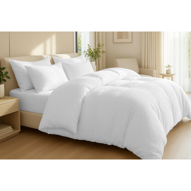 100% Egyptian Cotton Duvet Cover Set – Luxury Hotel Collection Bedding, Soft & Breathable Comforter Cover with Zipper Closure