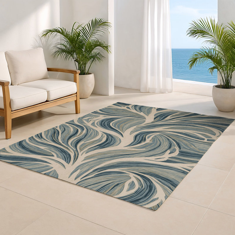 Tapis d'intérieur et d'extérieur vert Nature, Rectangulaire 8 pi x 10 pi