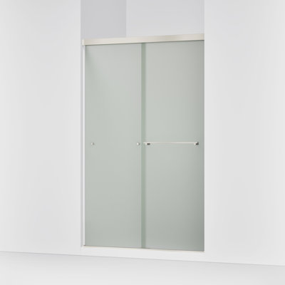 Revelsliding Shower Door, 76-In H X 44-5/8 - 47-5/8-In W, With 5/16-In Thick Frosted Glass
