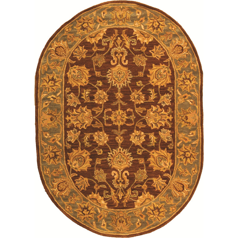 Cranmore Hand Tufted Wool Oriental Rug, Oval 7'6" x 9'6"