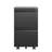 2 Drawer Metal  Mobile File Cabinet, Rolling File Cabinet with Lock for Hanging Legal/Letter/A4 Size,Fully Assembled Except Wheels-1601368280