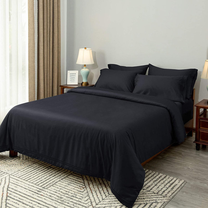 Cotton Blend, Califorlia King, Dark Gray
