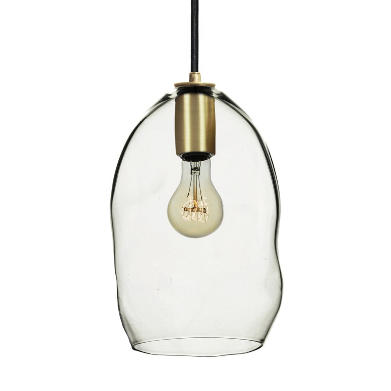 Bubble 1 - Light Pendant, Brass, LED Bulb