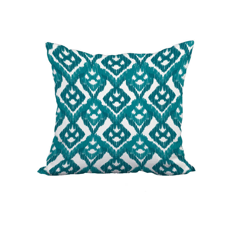 Housse et insert de coussin extérieur d'extérieur, 20 po x 20 po, sarcelle