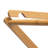 Bamboo Folding Clothes Drying Rack, Upscale Laundry Rack with 11 Dowels, Environmentally Friendly, Stable Frame, Shelf for Drying Flat