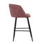 Meurer Upholstered Counter Stool with Metal Frame-576909838