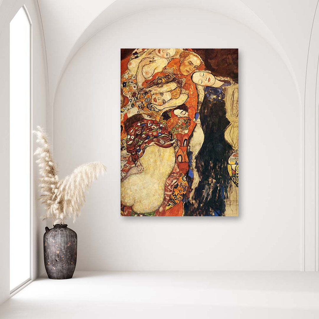 Leinwandbild Bride and Groom - G. Klimt, Reproduction 51137