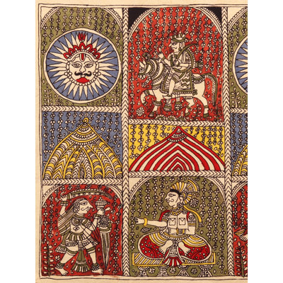 King And Suryadev - Mata Ni Pachedi | Madarpat Cotton | By Dilip Chitara