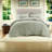 Premium Sage Embroidered King Bedding Set, Cotton Comfort For All Seasons