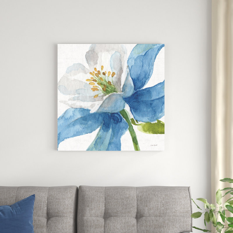 Jardin bleu et vert VI, H 30 po x l 30 po x P 1,25 po