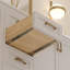 Meuble-lavabo double 60 po avec plateau en quartz blanc Rooh-101808829-101808831