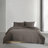 Calvin Klein Melange Flannel Solid Cotton Comforter Set-103249071-103249070