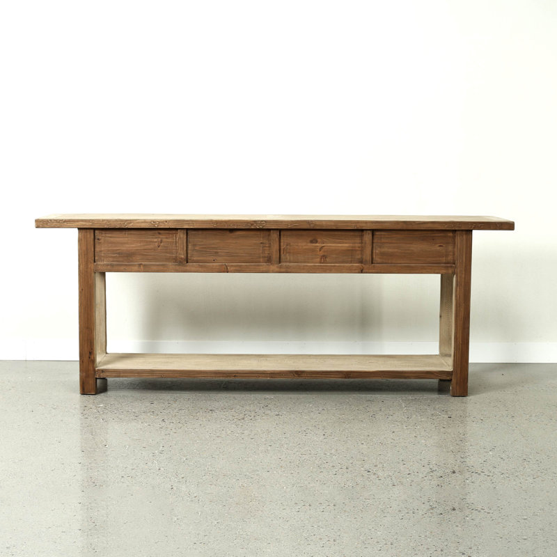 91'' W Solid Wood Console Table
