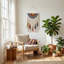 Macramé décoration murale Boho Home Decor fait à la main en macramé tapisserie décorative pour chambre à coucher salon appartement dortoir galerie-130810963