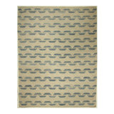 Flatweave Geometric Area Rug in Gray