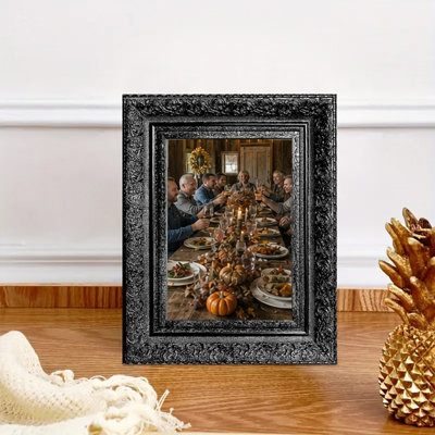 Black 1PC Warm Picture Frame for 8" x 10" Photos and Mother's Day Gifts