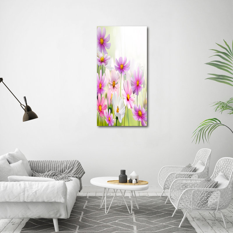 Field Flowers - Wrapped Canvas Print