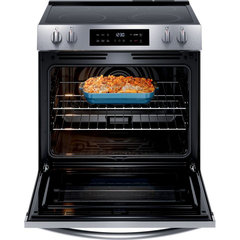 30" Front Control Electric Range with Air Fry