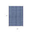 Tapis intérieur lavable rayé bleu et ivoire 8 pi x 10 pi Denim
