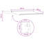 VidaXL 350cm W x 250cm D Polyester Cover Retractable Patio Awning