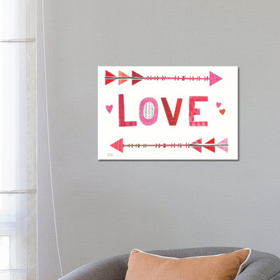 Love Words III by Melissa Averinos - Wrapped Canvas Print